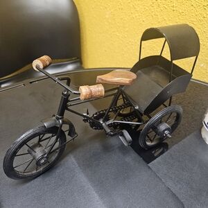 Classic Black and Brown Kids Toy Tricycle